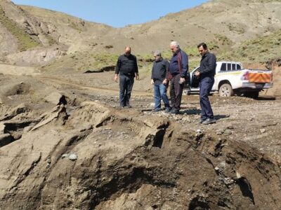 خسارت ۱۰۰ میلیارد ریالی سیلاب به محور کوهستانی الند خوی/مسیر ارتباطی بازگشایی شد