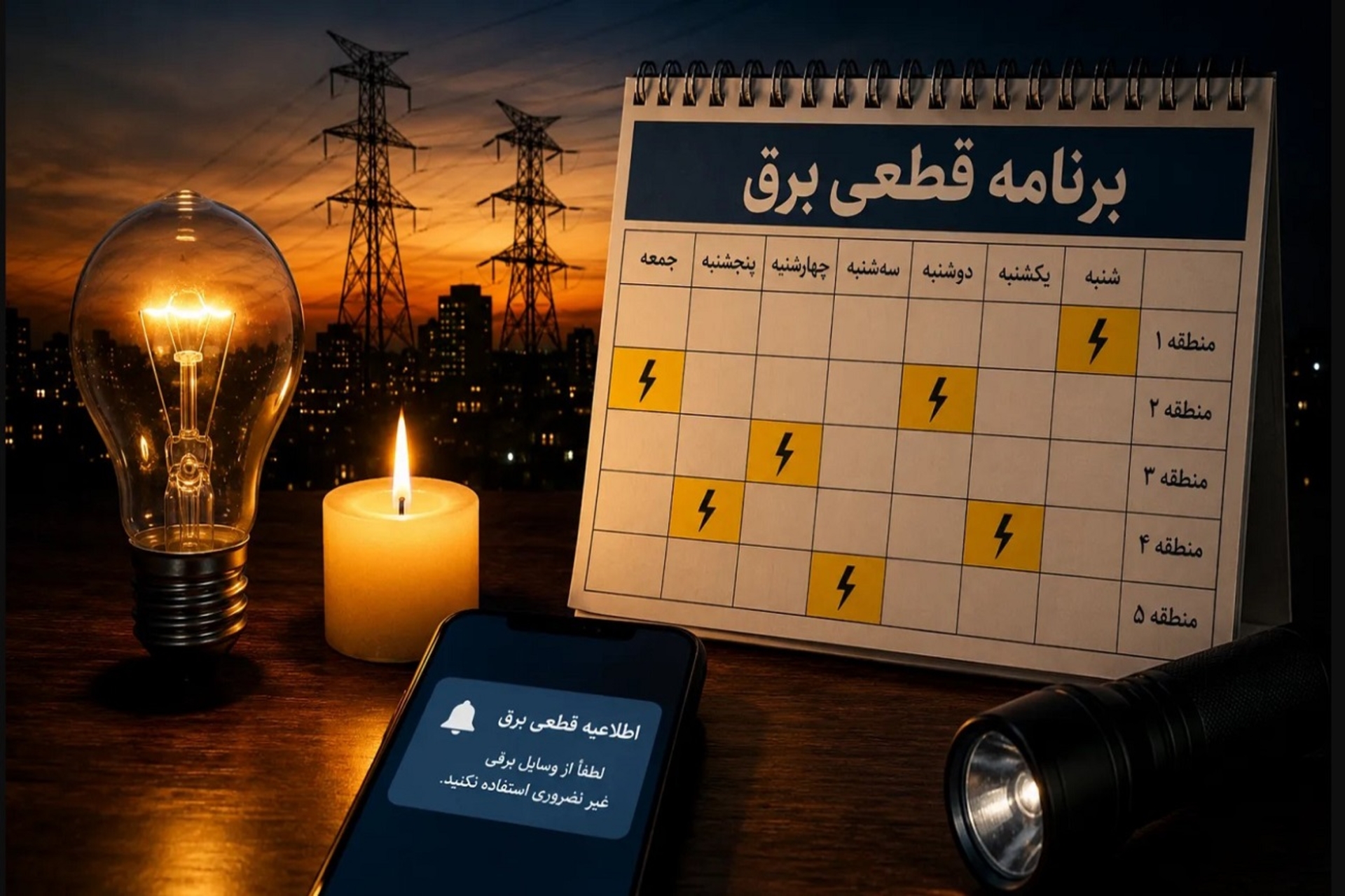 قطعی برق برنامه‌ریزی‌شده