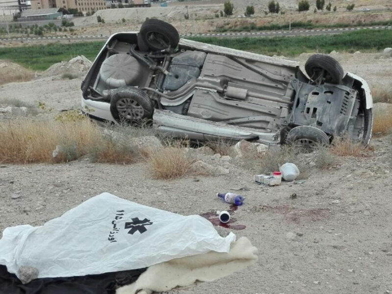 تصادف آمبولانس اورژانس بوکان جان ۲ نفر را گرفت