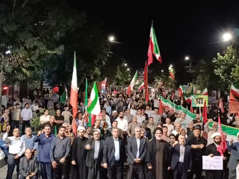 سلماسی‌ها در حمایت از رهبری و انقلاب همچنان در خیابان ایستاده اند